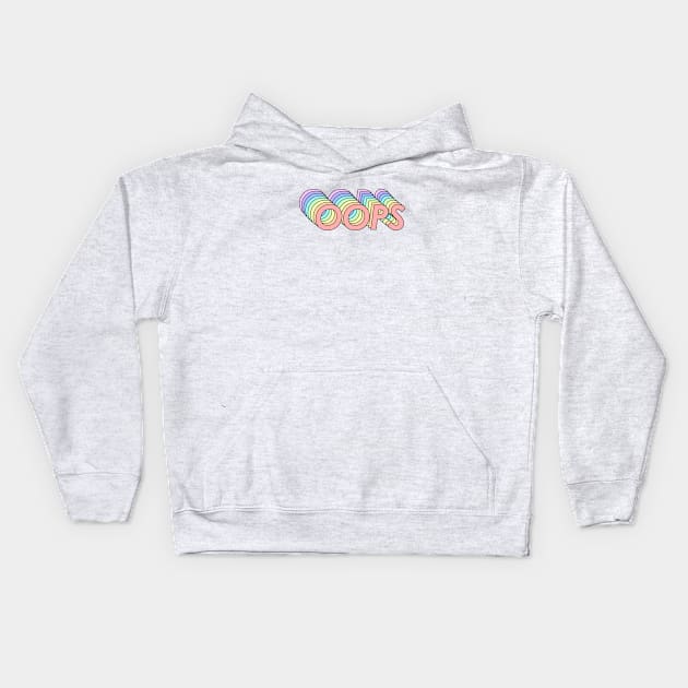 Oops Kids Hoodie by laundryday